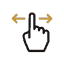 Horizontol Scroll Icon
